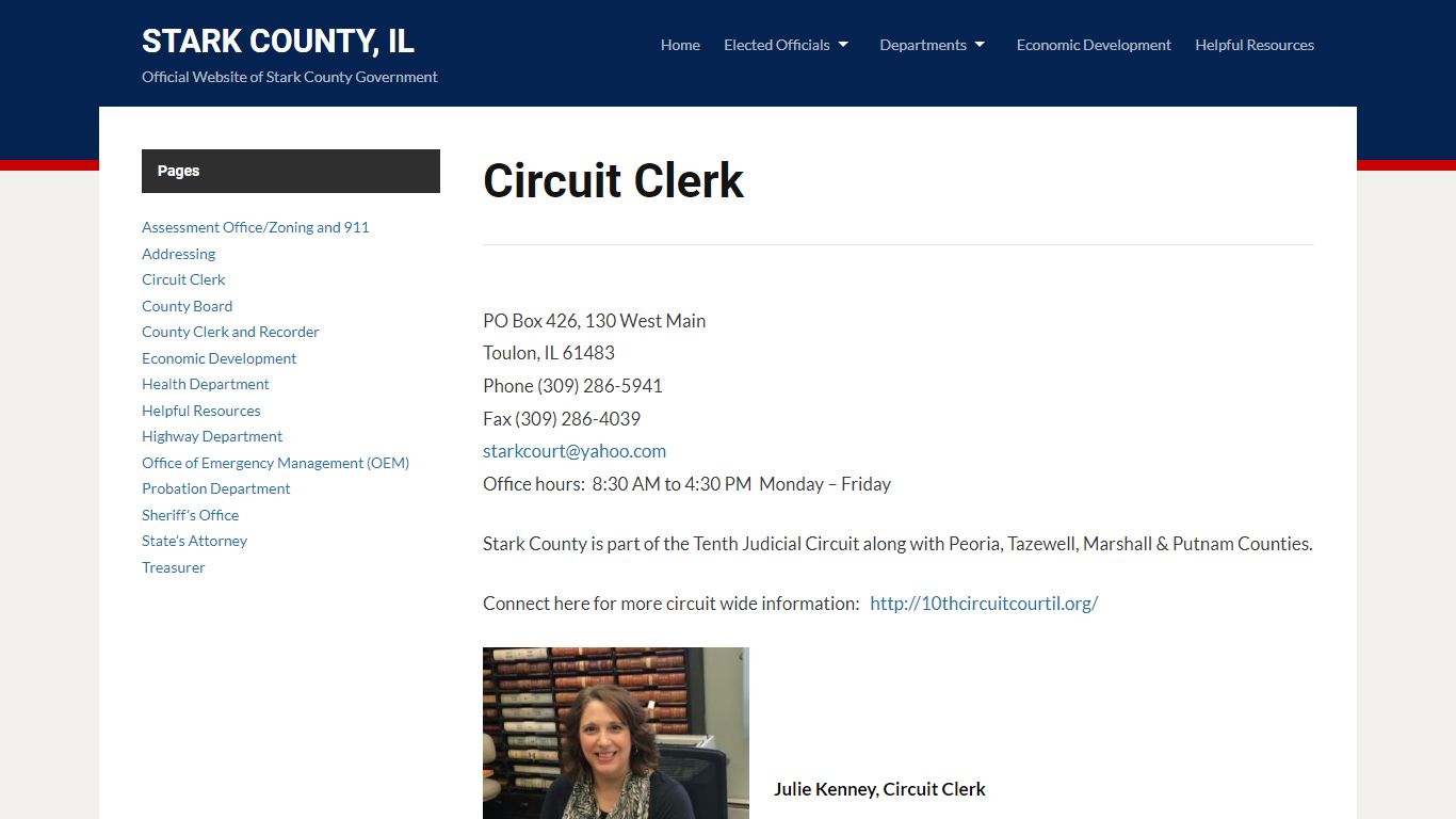 Circuit Clerk - Stark County, IL